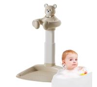 Stand De Bain Pour Bébé - Baigne De Bébé Douche Debout | Support De Douche Pour Les Tout-petits | Construction ABS Premium, Système De Soutien Au Bain Pour Bébé, Aide À Un Bain Portable Facile À Régle