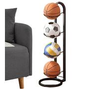Stand de balle vertical - support d'exposition sportif polyvalent | Organisateur indépendant pour volley-ball, basket-ball, football, espace d'équipement athlétique facile à installer, porte -mar