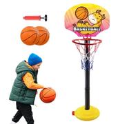 Stand de Basket-Ball Portable pour Les - Hauteur d'objectif réglable de Basket-Ball Portable | Ensemble de Basket-Ball pour Une Utilisation intérieure et extérieure, Ensemble de Basket-Ball de