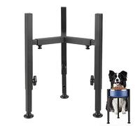 Stand de bol à chiens surélevé - Station d'alimentation pour animaux de compagnie réglable, porte-bol à nourriture et eau élevée | Solution d'alimentation ergonomique pour les petits chiens, chiots, c