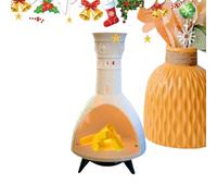 Stand De Brûleur D'encens - Plats D'encens À LED, Décoration De Lumière À La Flamme Oscillante | La Vraie Décoration LED De Style De Feu De Parfaite pour La Méditation, Le Yoga Et Les Espaces De