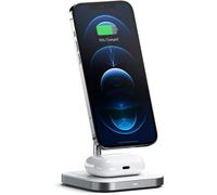 Stand De Charge Sans Fil 2 En 1 iPhone Airpods Satechi