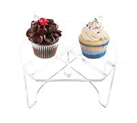 Stand de distributeur de boissons - Rack de plate-forme robuste 20x10cm, base lourde, porte-acrylique amovible | Organisateur de stockage de boissons pour le comptoir buffet Home Camping Camping Bar B