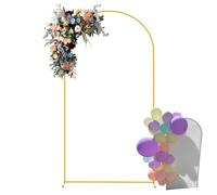 Stand de d'or - Cadre de en métal décoratif, structure de la voûte de porte | Support de support en ballon léger, porte-affichage de photos de fête de mariage, configuration de base de cadr