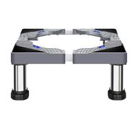 Stand de l'appareil à linge - base de piédestal de lave-glace en acier inoxydable, cadre de support réglable Durablle | 4 Plate-forme de pieds lourds pour la machine à laver, le réfrigérateur, le sèch
