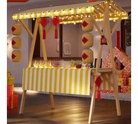 Stand de marché en bois Pop-Up Food Vendor Stand Stand pour Hot Dog, crème glacée, snacks, concession stand, design portable