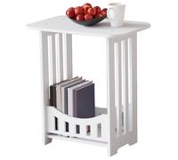 Stand de nuit, table d'appoint avec rangement petite extrémité rectangulaire Tableau d'extrémité 12.6x8.7x15.8 pouces Night Stand moderne tables les coulisses minimalistes pour le salon de couches sa
