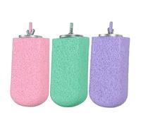 Stand de perchoir d'oiseaux, perchoirs d'oiseau pour perroquets - Pole du support de perche à oiseaux de crème glacée | Toys 3X Parrot Toys Supplies pour animaux de compagnie, bâton de broyage de patt