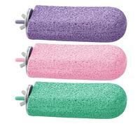 Stand de perchoir d'oiseaux, perchoirs d'oiseau pour perroquets | Stand de Perche à Oiseaux de crème glacée - 3X Toys de mât de secouette, bâton de broyage de la Patte