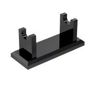 Stand De Rasoir - 4x1,6x1,5 Pouces Support Horizontal Pour Salle De Bain, Comptoir Avec Base Non Glissante, Rack En Acrylique Pour Hommes, Papa, Toilettage, Coiffeur, Vanité, Voyage, Transparent, Faci