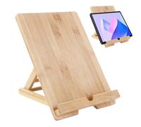 Stand de tablette réglable - Porte de livre en bois pliable, support pour le repos de lecture | PROP DESKTOP CELL BELLE POLORE AVEC RÉGLAGE ANGLE STABLE POUR LABBIEL DE COÛT CUSCI