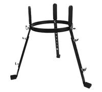 Stand de tambour conga, panier de tambour conga non glissant hauteur réglable en fer noire adapté à la performance