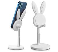 Stand de tlphone portable mignon de basbasf mignon stand de tlphone de lapin rglable pour le support d'paisseur pais compatible avec iPhon