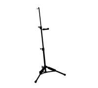 Stand de Violon en Acier Stable Trépied Réglable Rembourrage avec Support d'arc