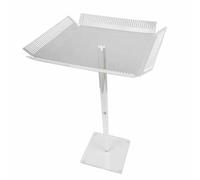 Stand d'extension de cheveux - support d'outil de style, rack d'affichage à cheveux | 11.02 x 11.02 x 21.26 pouces quatre côté organisateur acrylique, support de séparation des cheveux, stockage d'out