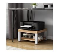 Stand d'imprimante Support de support d'imprimante à 2 niveaux avec étagères de rangement, table d'imprimante polyvalente sous le bureau for scanner fax machine support d'imprimantes domestiques Suppo