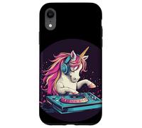 Stand DJ licorne drôle pour une fête légendaire Coque pour iPhone XR