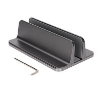 Stand d'ordinateur portable Vertical en aluminium Ajustement Ajustement support support support Home Office Desktop Tablet Silver