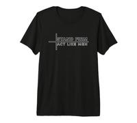 Stand Firm Act Like Men T-Shirt Haut de Gamme