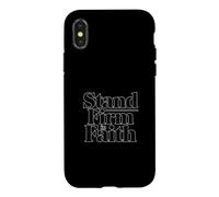 Stand Firm in Faith Coque pour iPhone X/XS