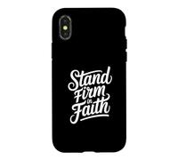 Stand Firm in Faith Coque pour iPhone X/XS