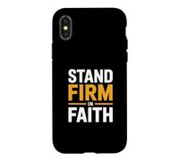 Stand Firm in Faith Coque pour iPhone X/XS