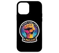 Stand for Life Pro-Life Poing surélevé pour bébé à naître Coque pour iPhone 12 Mini