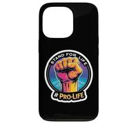 Stand for Life Pro-Life Poing surélevé pour bébé à naître Coque pour iPhone 13 Pro