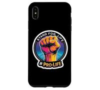 Stand for Life Pro-Life Poing surélevé pour bébé à naître Coque pour iPhone XS Max