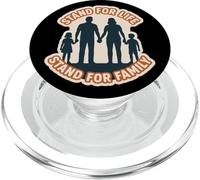 Stand for Life Support pour Famille Pro-Life Père Mère PopSockets PopGrip pour MagSafe