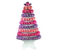 Pyramide macarons 10 plateaux amovibles