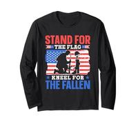 Stand for The Flag Kneel for The Fallen Combat Memorial Day Manche Longue