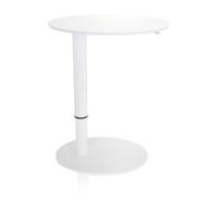 Table assis-debout STAND III 65 x 50 cm ovale blanc hjh OFFICE Blanc G