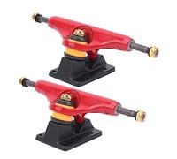 Stand Longboard Conception Intégrée Durable pour Le Support de Maple 2pcs / Ensemble pour Les Amateurs de (Rouge)