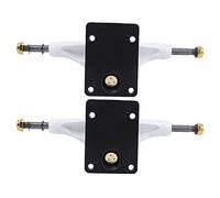 Stand Longboard Conception Intégrée Durable pour Le Support de Maple 2pcs / Ensemble pour Les Amateurs de (White)