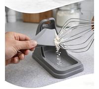 Stand Mixer Attachment Holder - Silicone Organizer Rack, Space Saving Kitchen Tool Storage Base for Beaters Hooks Dough Attachments Countertop Holder for Home Bakery Apartment 5.08 inches