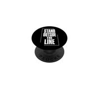 Stand Outside The Line Esprit Libre Pensée Indépendante PopSockets PopGrip Adhésif