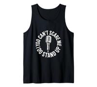Stand Up Comedy You Can't Scare Me Microphone Débardeur