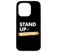 Stand Up for Bitcoin Cryptocurrency is Freedom BTC Crypto Coque pour iPhone 15 Pro