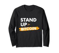 Stand Up for Bitcoin Cryptocurrency is Freedom BTC Crypto Manche Longue