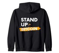 Stand Up for Bitcoin Cryptocurrency is Freedom BTC Crypto Sweat à Capuche