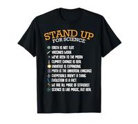 Stand Up For Science Changement climatique Physique Biologie T-Shirt