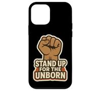 Stand Up for The Unborn Pro-Life Poing surélevé rétro Vintage Coque pour iPhone 12 Mini