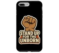 Stand Up for The Unborn Pro-Life Poing surélevé rétro Vintage Coque pour iPhone 7 Plus/8 Plus