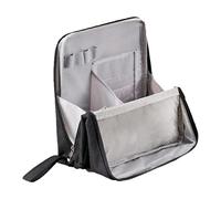 Stand Up Makeup Bag - Upright Large Capacity Waterproof Storage, Space Saving Cosmetic Organizer, Durablee Lightweight Material, Zipper Secure Closure | Convenient Carry Handle, Portable Travel Bag