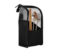 Stand Up Makeup Bag - Waterproof Large Capacity Organizer Case | Travel Cosmetic Pouch | 13,5 x 13 x 24,5 cm, Nylon, For Vacation Business Trip Outdoor Camping Hotel Weekend Getaway Backpacking