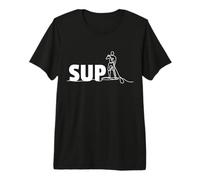 Stand Up Paddel One Line Art T-Shirt Haut de Gamme