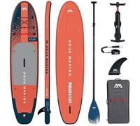 Stand-up Paddle Gonflable - AQUA MARINA - Atlas 12'0 - Rouge - 180 kg - 15 PSI - 11,8 kg