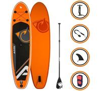 Paddle Gonflable Cruiser 10'2 30'' 5'' (310x76x12,7cm) Avec Pompe, Pagaie, Leash Et Sac De Transport - Orange