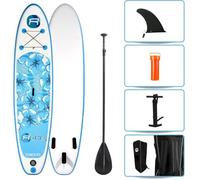 Stand-up Paddle Gonflable - ROHE - FLOWER 10.6 - Surface antidérapante - 4 anneaux - Valve de gonflage
